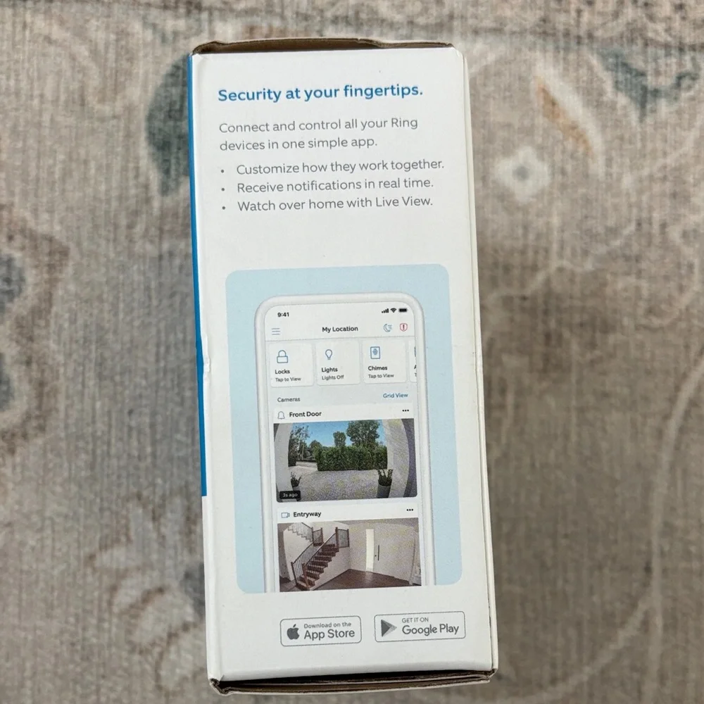 Ring Doorbell Pro in Silver and Black